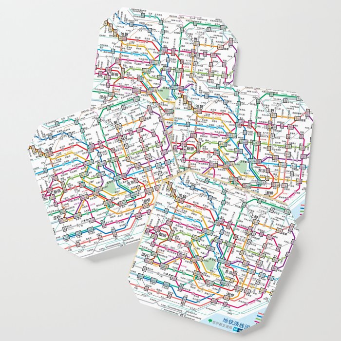 Tokyo Subway Map Coaster