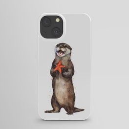 Otterly Delighted Otter iPhone Case