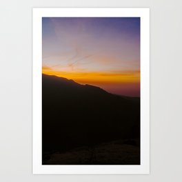 Sunrise in the mountains of Oman / Travelphotography / Fine Art Print Art Print