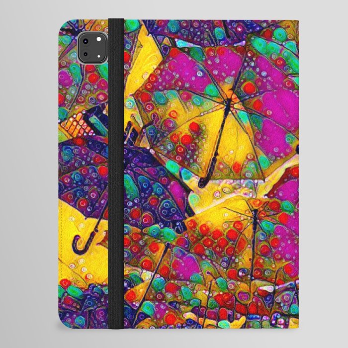 Umbrellas 1 iPad Folio Case