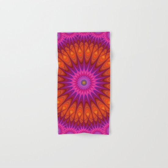Hell mandala Hand & Bath Towel