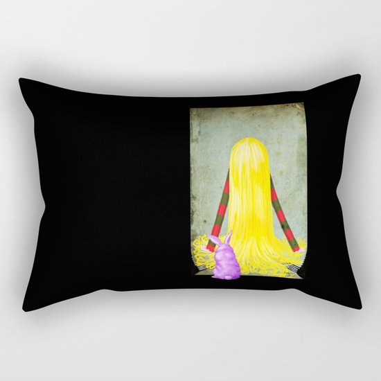 Unadjasted Again and Again and Again and Again Rectangular Pillow