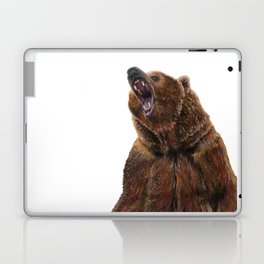 Grizzly Bear - Painting in acrylic Laptop Skin