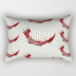 Dragon fruit watercolor pattern Rectangular Pillow