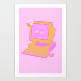 Just Relax Art Print