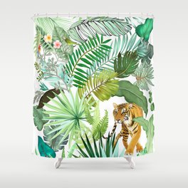Jungle Tiger 03 Shower Curtain
