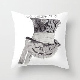 The Cheshire Cat Throw Pillow