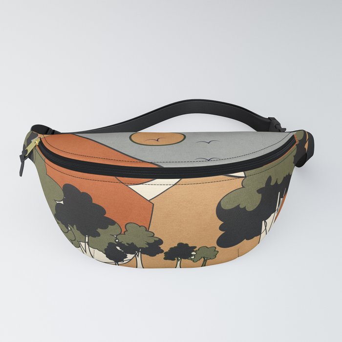 Wild Abstract Landscape 1 Fanny Pack