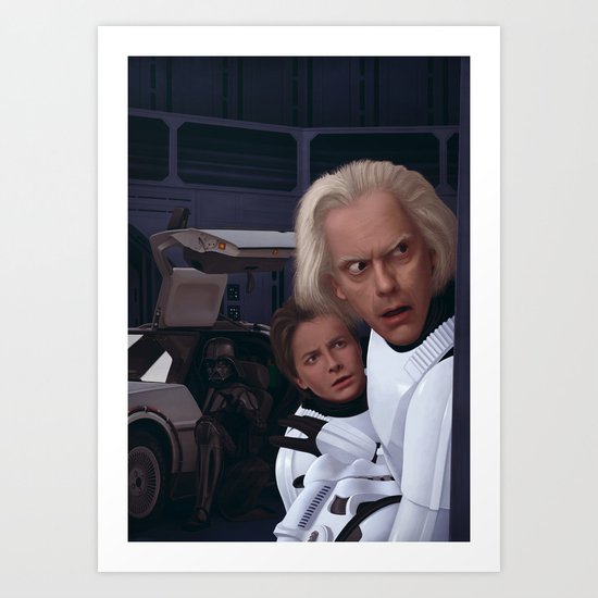 I Find Your Lack Of Jiggawatts Disturbing Art Print