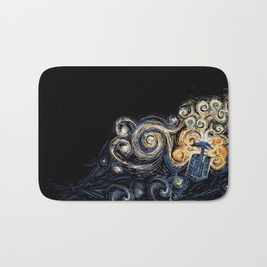 Doctor Who Van Gough Bath Mat