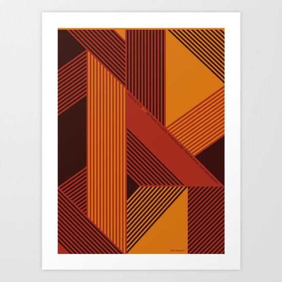 Design is a Mix Art Print