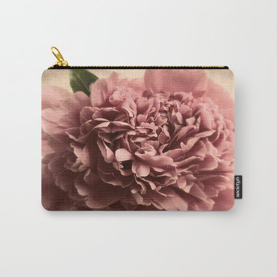 Shabby Peony Carry-All Pouch