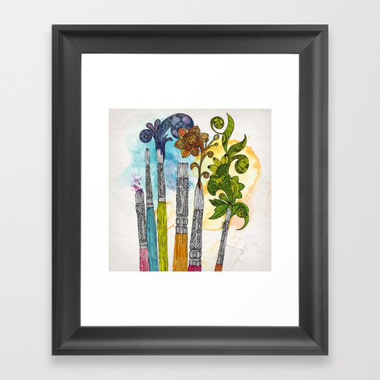 Brushtopia Framed Art Print