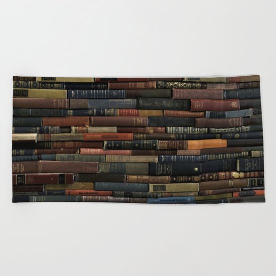 Books on Books Beach Towel