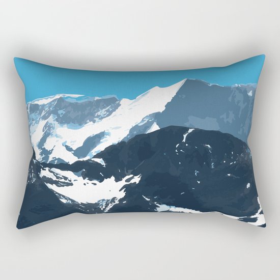 swiss mountains Rectangular Pillow