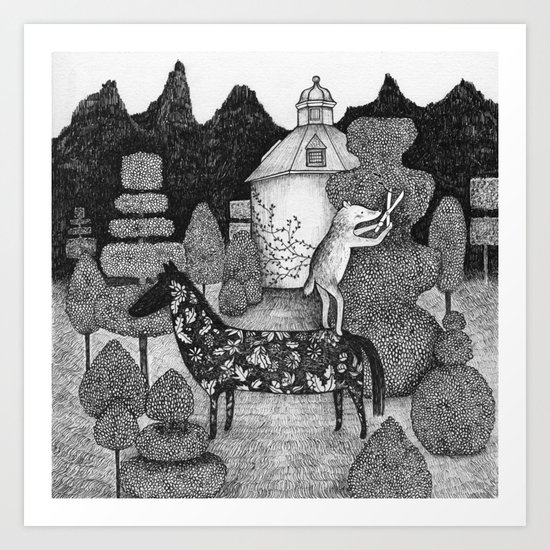 The Gardner Art Print