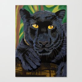 Mystical Panther Canvas Print
