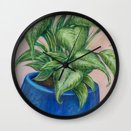 House Plant Wall Clock