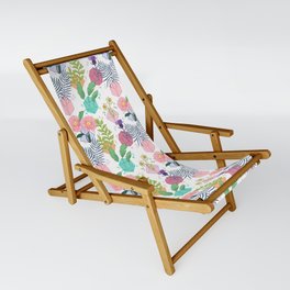 Botanical Dice Sling Chair
