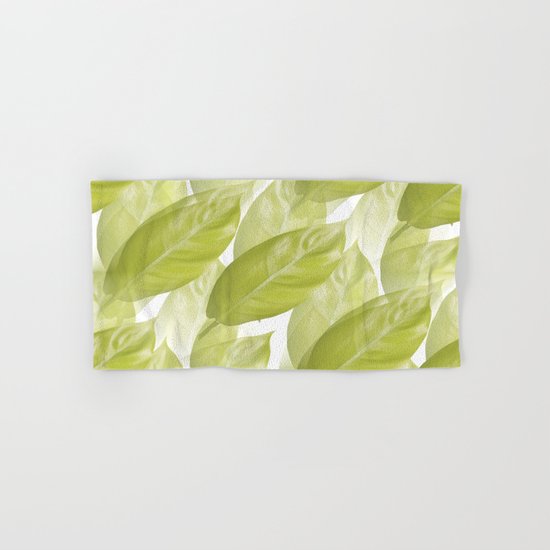 Green leaves Hand & Bath Towel