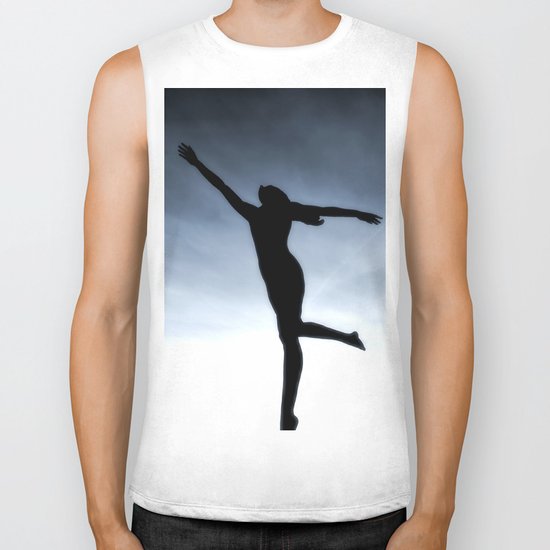 Dance to the light fantastic (Nude) Biker Tank