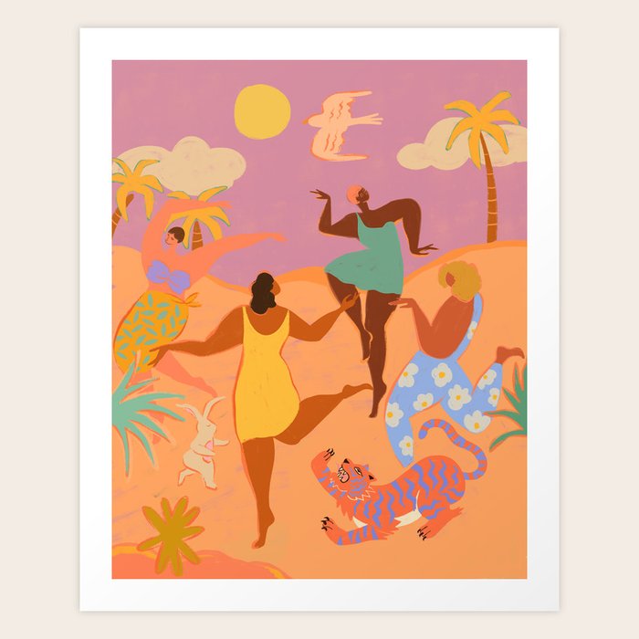 Sunset Art Prints, Framed & Recessed | Society6