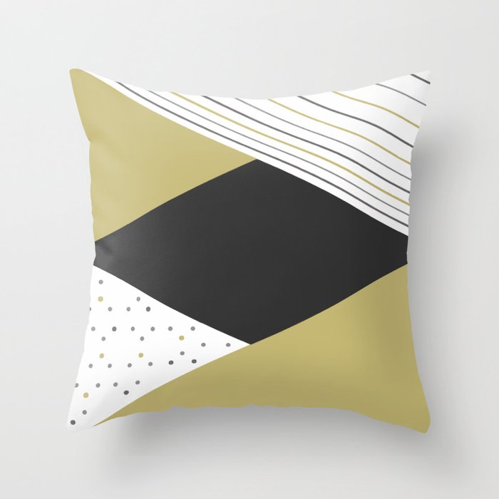 Shapes decor 5. minimal. minimalist. minimalism. line. stripes. Throw Pillow
