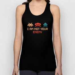 I am not your enemy Gaming Unisex Tank Top