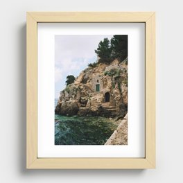 Sea Houses Recessed Framed Print