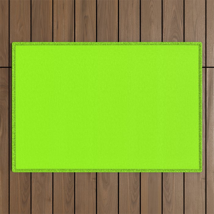 Electric Lime Outdoor Rug