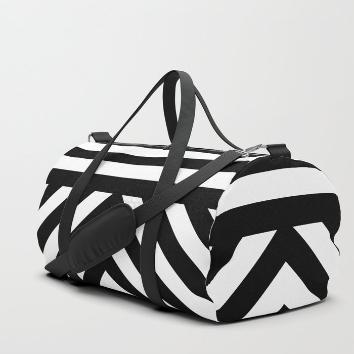 Black Stripes Duffle Bag
