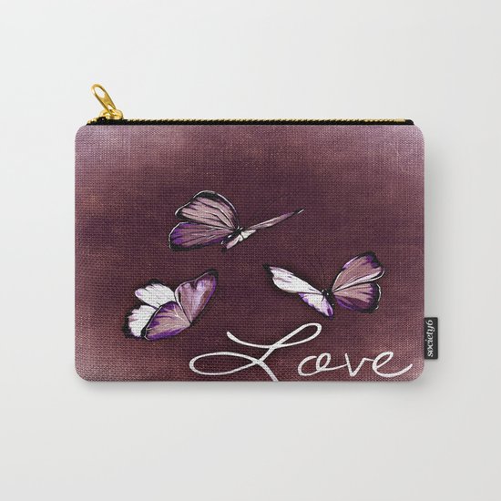 Butterfly Love Carry-All Pouch