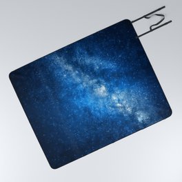 Azure Milky Way Picnic Blanket