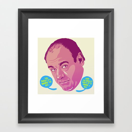 Tony Soprano Framed Art Print