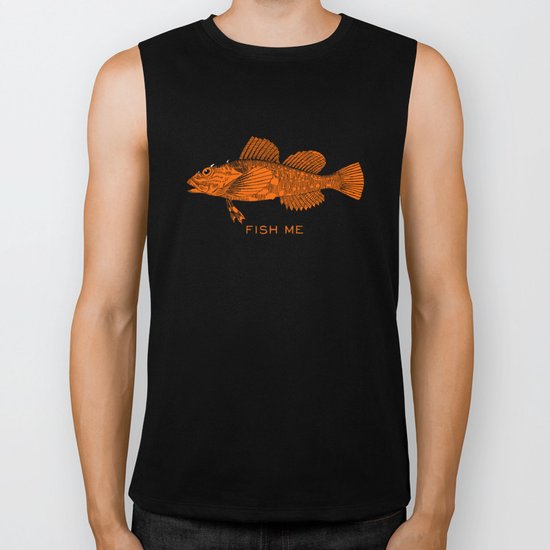 Fish Me Biker Tank