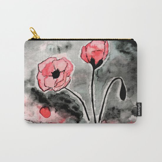 Poppies Carry-All Pouch