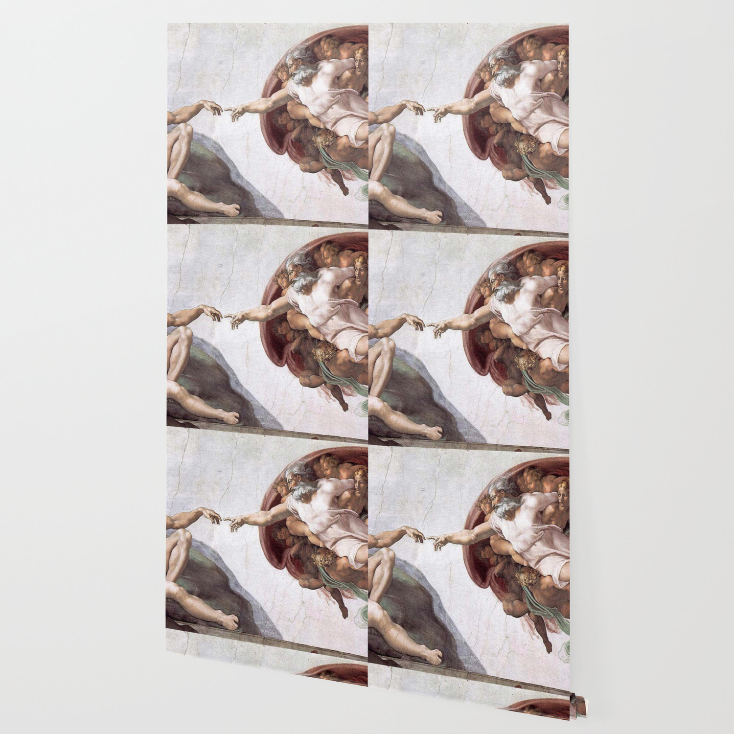 The Creation Of Adam Wallpaper By Historystuff Society6