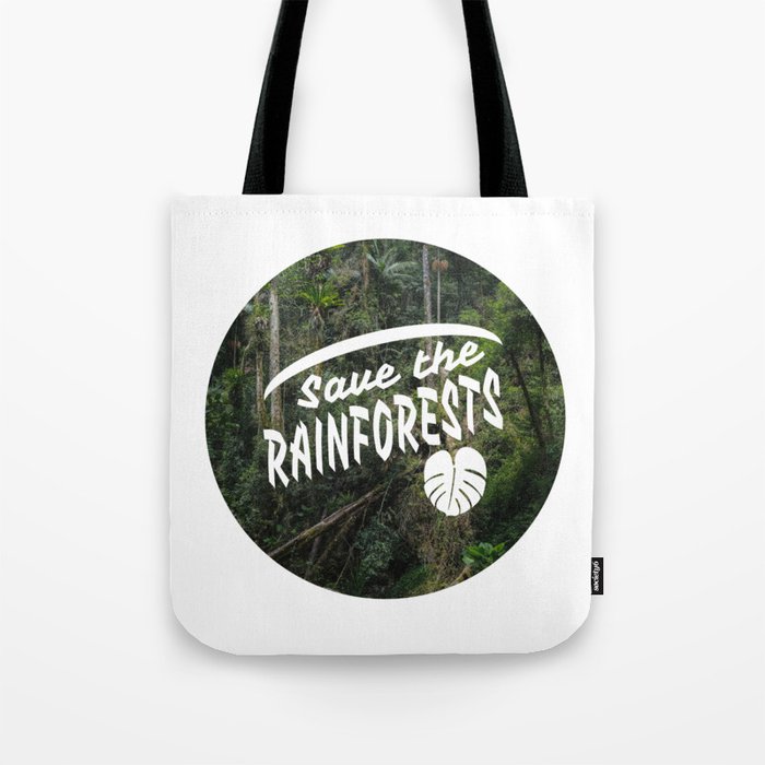 Save the rainforests by Beebox Tote Bag