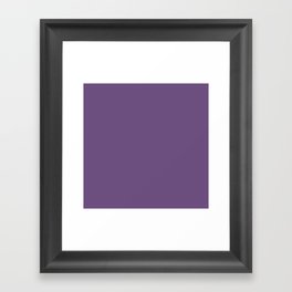 Exotic Purple Framed Art Print