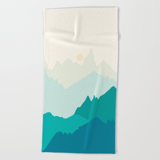 Landscape NC 11 Beach Towel