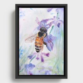 Bee Ukraine Strong Framed Canvas