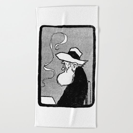 Old man Beach Towel