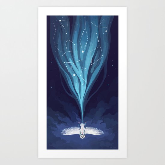 Night Owl 2 Art Print