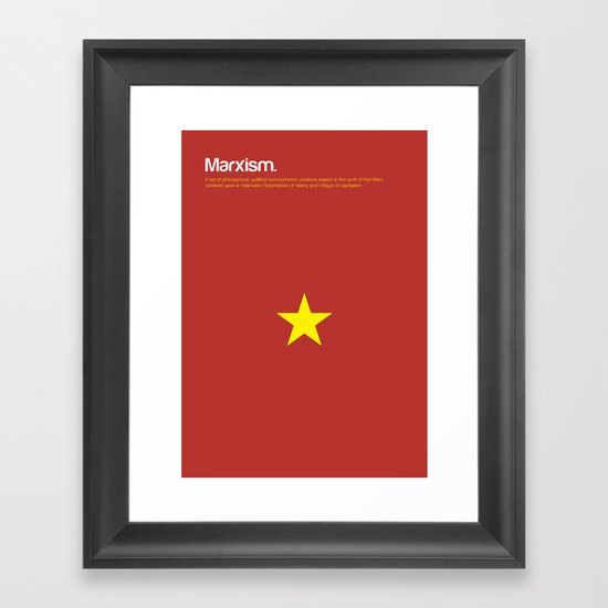 Marxism Framed Art Print