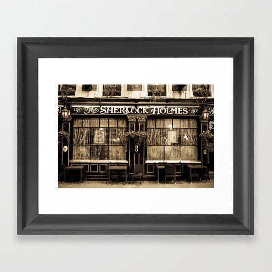 The Sherlock Holmes Pub London Framed Art Print