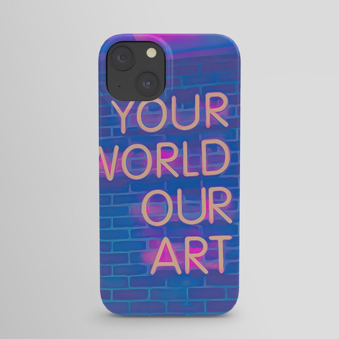 Your World Our Art pink, dreams, pastel, love, cute,  iPhone Case