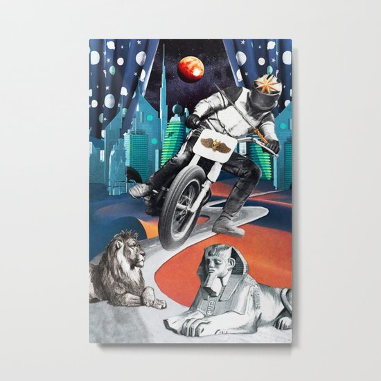 Divination Tarot: Chariot Metal Print
