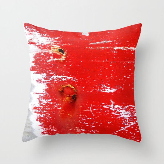 Scratches Throw Pillow