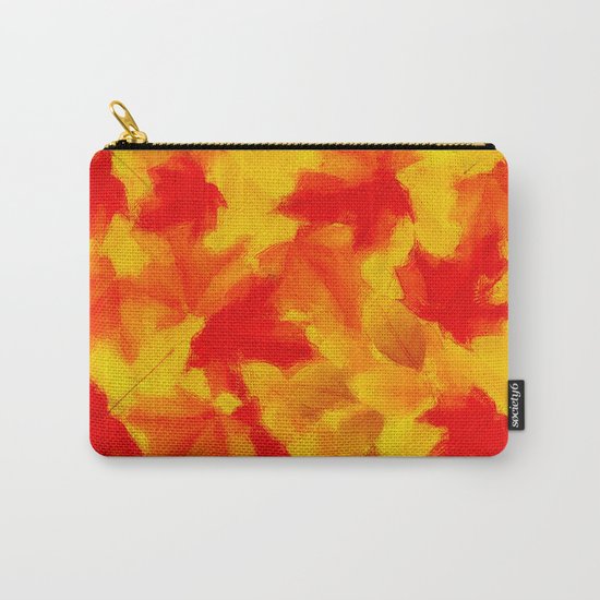 Autumn leaf abstract Carry-All Pouch