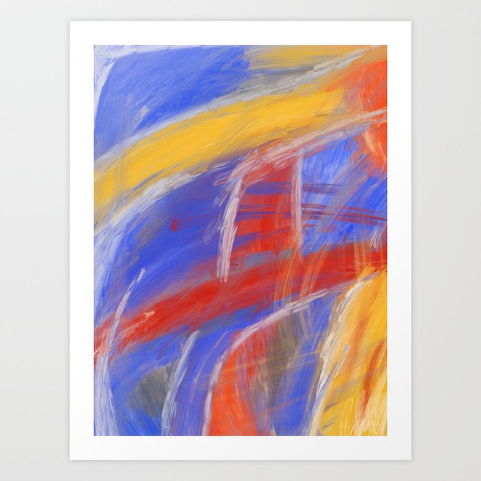 Abstract Art In The Zone  Art Print